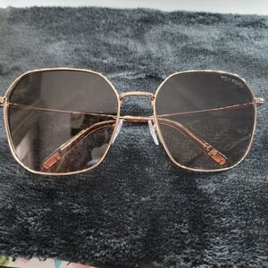 Tom Ford Geometric Sunglasses - Rosegold/Brown